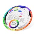 12 Color Wheel Paper Color Mixing Wheel Ink Chart Guide Around Central 14cm Circle Tattoo Nail Pigment Accessories. 