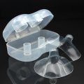 2 Piece Nipple Shield with Carrying Box BreastFeeding Nipple 1box. 