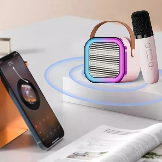 K12%20Portable%20Bluetooth%20Speaker%20with%20Karaoke%20Mic,%20RGB%20Lights,%20HiFi%20Sound,%20and%20Subwoofer%20-%20Image%203