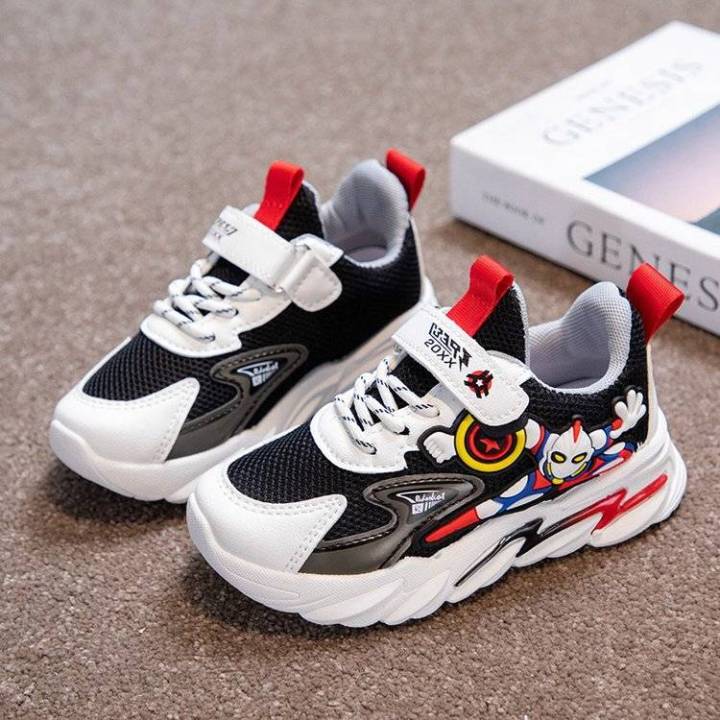 Children's%20Shoes2022Spring%20and%20Autumn%20New%20Fashion%20Mesh%20Boys'%20Sports%20Shoes%20Non-Slip%20Soft%20Bottom%20Boys'%20Running%20Shoes%20-%20Image%204