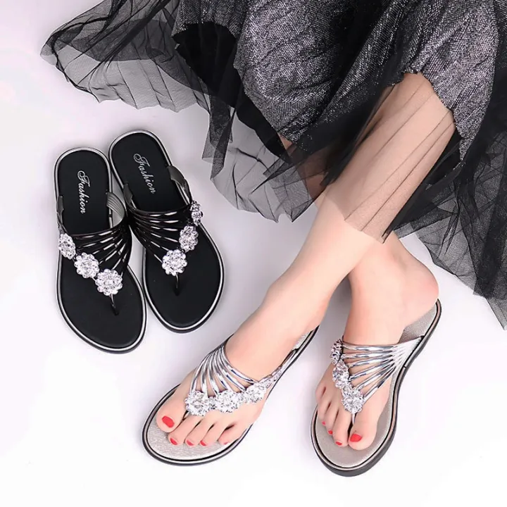 Ladies%20Slippers%20Summer%20Sandals%20New%20Flat%20Flip-flops%20Women's%20Shoes%20Lightweight%20Slippers%20Women's%20Casual%20Flip-flops%20-%20Image%202