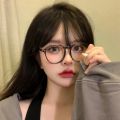 High-quality large frame glasses Myopia Glasses Women Men Nearsighted Eyewear Anti blue light Glasses with Diopters Minus -1.0.