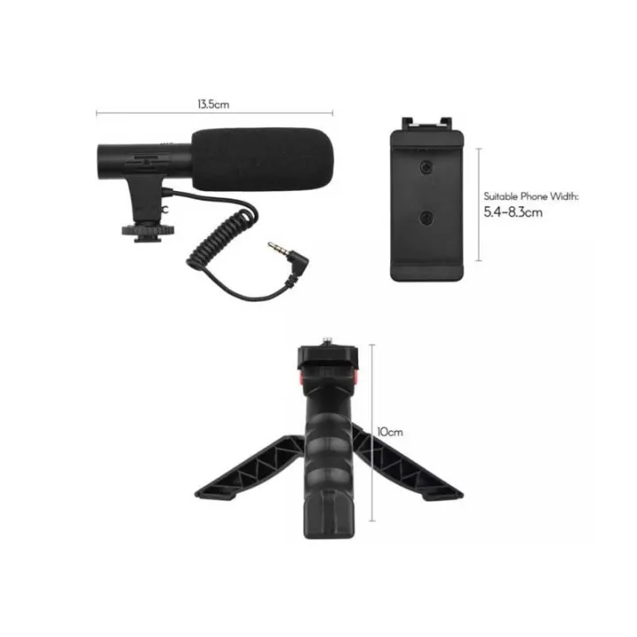 VIDEO%20Making%20Kit%20AY-49%20Remote%20Control%20Vlogging%20Video%20Making%20Kits%20Microphone%20LED%20Fill%20Light%20Mini%20Tripod%20-%20Image%204