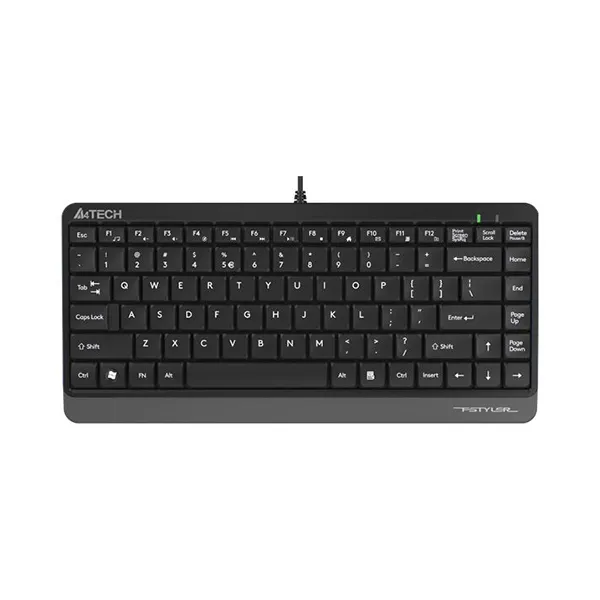 A4TECH%20FK11%20Wired%20Mini%20Keyboard%20-%20Compact%20Size%20-%20Sleek%20Round-Square%20Keycaps%20-%20Multimedia%20Hot%20Keys%20-%20USB%20-%20For%20PC/Laptop%20-%20Black%20-%20Image%205