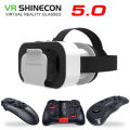 VR SHINECON 5.0 Glasses Virtual Reality VR Box 3D Glasses For 4.7-6.0 inch Phone. 