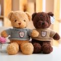 Korean ins cute teddy bear plush toy sweater cub doll Valentine's Day birthday gift. 