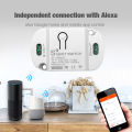 Tuya New Version Smart Controller WIFI+433 On-off Switch 10A Wireless Remote Control Work With Alexa Google Home brand new and good quality. 