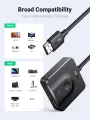 Ugreen HDMI Splitter 4K HDMI Switch for Mi Box Bi-Direction 1x2/2x1 Adapter HDMI Switcher 2 in 1 out for PS4 HDMI Switch. 