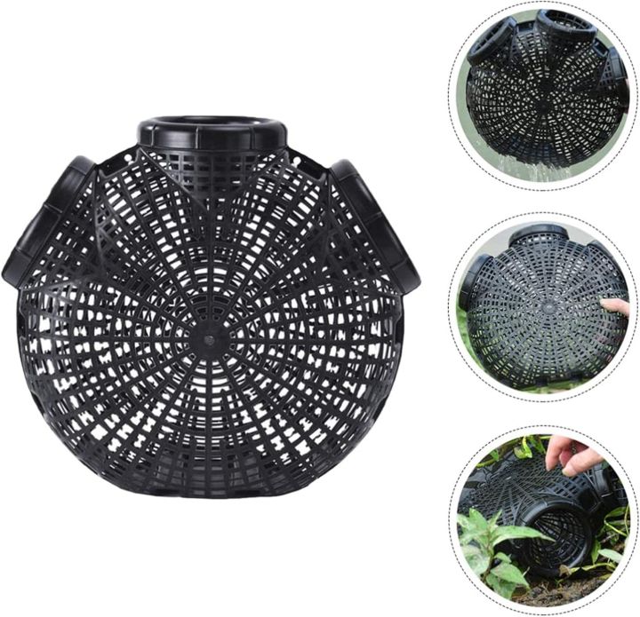 Fishing basket eel mesh cage folding crabs crabs shrimp catcher bottom pour plastic fish cage