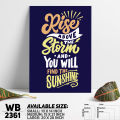Stylish Addition - You'll Win - Motivational Wall Canvas Wall Decoration Wall Painting - WB2361 - Urban Sticker - Sustainable Choice. 