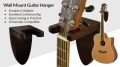 Premium Wooden Guitar Wall Mount Hanger | Acoustic & Electric Guitar Holder | Wall Mounted Guitar Hook Stand | Solid Wood Guitar Rack.