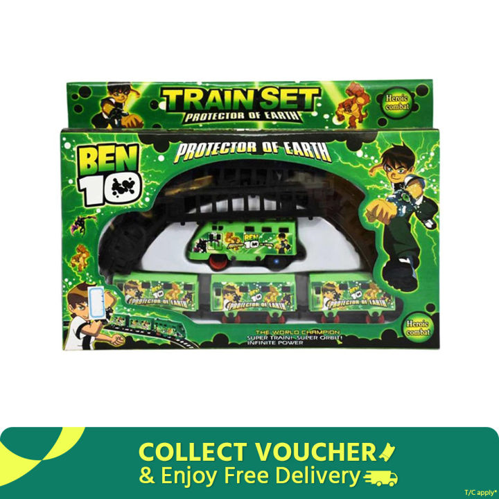Ben Ten 10 Mini Express Train Set-Exclusive Train - Car Toy for kids