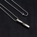 Fashionable Retro Hollow new Cube Necklace For Men. 