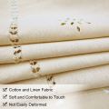 Rustic Cotton Linen Short Kitchen Curtain Handmade Hollow Flower Crochet Lace Tassel Half Window Curtain Valance Cabinet Cover. 