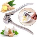 Stainless Steeel Garlic Crusher Press Heavy Duty Home Kitchen Garlic Press Crusher Squeezer Hand Tool for Restaurant Hotel Home Kitchen.