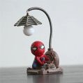 【Cathery Baby Store】Super Spiderman Union 3 Led Night Light Resin Craft Kid's Home Table Lamp Figurines Xmas Wedding Gifts.