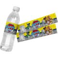 24pcs Paw Patrol Theme Water Bottle Stickers Labels Baptism Baby Shower Birthday Decor Supplies Dogs Party Water Bottle Wrappers. 