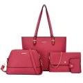 4-Piece Fashionable Waterproof Ladies Combo Bag Set.