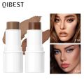 QIBEST Contour Stick Face Bronzer Makeup Waterproof Matte Finish Highlighters Shadow Contouring Pencil Stick Lasting Cosmetics Abandon Abandon. 