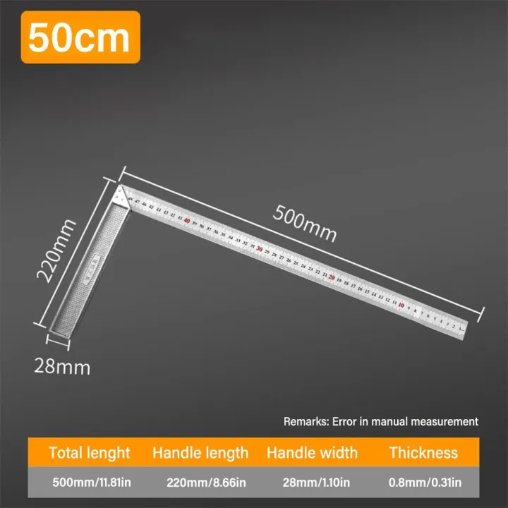 %E3%80%90Bestselling%20Product%E3%80%91%20Practical%20Double%20Sided%20Scale%20Angle%20Square%20Ruler%20Measuring%20Tool%20Stainless%20Steel%20Triangle%20Ruler%2030/50CM%2090%20Degree%20Turning%20Ruler%20Woodworking%20-%20Image%202