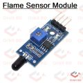 Flame Sensor For Fire Detection ModuleIR Infrared 4 Wire Flame Detection Sensor Module IR Flame Sensor Module Detector Smart Sense For Arduino.