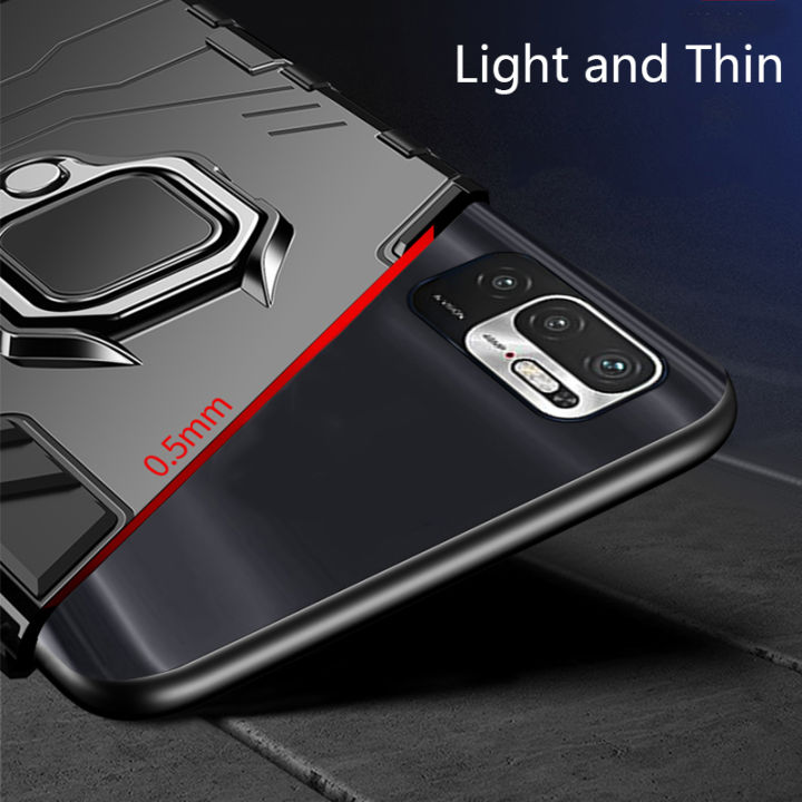 Biruiqu%20For%20Redmi%20Note%2010%205G%20Soft%20TPU+Hard%20PC%20Black%20Panther%20Shockproof%20Slim%20Protective%20Case%20Cover%20with%20Kickstand%20-%20Image%207
