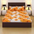Digital Home Tex Cotton 7.5 Feet By 8 Feet King Size Bedsheet With Two Pillow Covers - Bed Sheet.