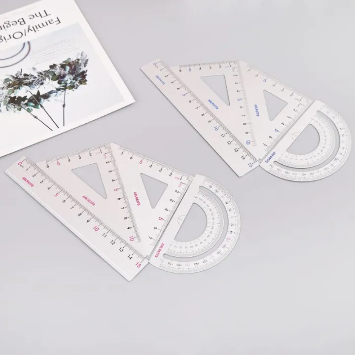 4Pcs%20Drawing%20School%20Supplies%20Set%20Square%20Triangle%20Ruler%20Aluminum%20Alloy%20Protractor%20-%20Image%206