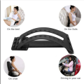 Lumbar Back Pain Relief Device, Lumbar Back Stretcher, for Lower and Upper Back Massager and Support,Lumbar Support for Office Chair (BACK TOOL, Black). 