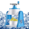 1 Piece Shaved Ice Machine Home Small Manual Ice Crusher Summer Hand-Shake Ice and Hail Ice Ice Breaker Make Ice Maker Blue. 