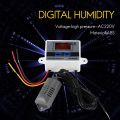 Digital Humidity Controller XH-W3005 12V 24V 220V Humidistat Hygrometer Humidity Control Switch Regulator + Humidity Sensor.