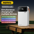 Remax Rpp-565 Lesu 2 Series 60000mAh Large Capacity 20W+22.5W Portable Power Bank With Led Digital Display & Cable. 