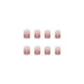 Menggh 24pcs With Glue Fake nails cute  pattern False nails With Design press on nails Artificial nails Full Cover water proof nail art. 