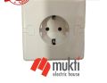 MK Made in Singapore ECORE 16A Two Pin Earthing Socket Combined Universal 2Pin Multi. 