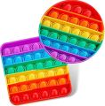 Pop It Fidget Toys Pop Its Fidgets, Fidget Toy Pack Poppet Figit Sensory Toys, Popit Popits Popper Poppers, Stocking Stuffers for Kids Teens & Adults Rainbow Gifts Girls Boys Toddler Toys - Baby Toys. 
