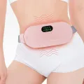 Women Relieve Period Cramps Heat Belt Curved Heating Massage Pad.