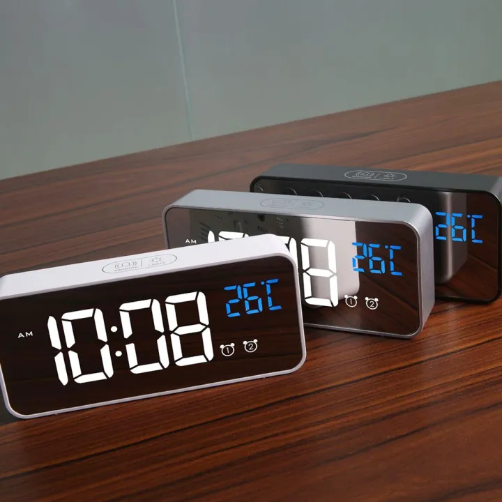 Home%20Bedroom%20Living%20Room%20Rechargeable%20Bedside%20Music%20Clock%20LED%20Mirror%20Alarm%20Clock%20Sound%20Activated%20Clock%20-%20Image%204