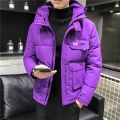 2022 New Winter Men Jacket Korean Fashion Thicken Warm Tooling Style Hooded Loose Casual Coat Multi-pocket Men Short Outerwerar. 