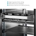 1U Server Rack Shelf Universal Vented Rack Mount Cantilever Tray for 19 Cabinet.