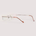 Lightweight Rimless Alloy Optical Frame. 