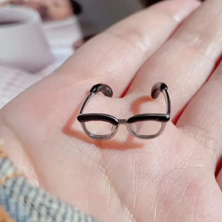 Fashion%20Cute%20Mini%20Glasses%20Shape%20Open%20Adjustable%20Ring%20For%20Women%20Funny%20Personality%20Sweet%20Cool%20Glasses%20Tail%20Ring%20Party%20Jewelry%20Gift%20Mzea%20-%20Image%203
