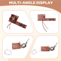 2PCS 5CH RC Remote Control 27MHz Circuit PCB Transmitter and Receiver Board Car Radio System Accessories 20-25M.
