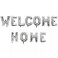 WELCOME HOME Full Set Foil Balloons - 11 Letter. 