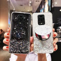 Phone case Redmi Note 9 Pro Shiny Ring Case Glitter Soft Transparent Makeup Mirror Cases For Redmi Note9 Pro Back Cover Stars Moon Girls. 