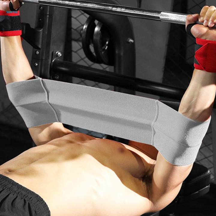 Bench Press Band Bench Bench Press Powerlifting Resistance Band Gym Workout Elbow grey