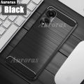 For OPPO A38 4G Phone Case Carbon Fiber Soft TPU Silicone Anti-fingerprint Shockproof Business Protection for OPPO A38 Cover Casing HP. 