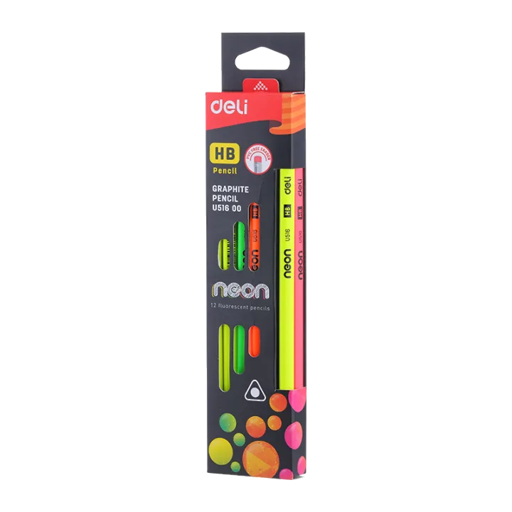 Deli%20EU51600%20Neon%20Graphite%20Pencil%20HB%20-%20Image%202