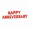 Happy Anniversary Foil Banner.