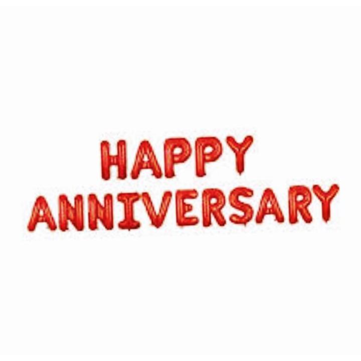 Happy Anniversary Foil Banner