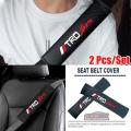 Seat Belt Covers Car Shoulder Pad Protection Carbon Fiber-TRD. 